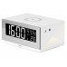 Часы с беспроводным зарядным устройством Rombica Timebox 2, белый (Р) с нанесением логотипа компании Часы с беспроводным зарядным устройством Rombica Timebox 2, белый (Р) с нанесением логотипа компании