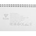 Складная зарядная станция с беспроводной зарядкой «Flashport», 15 Вт, белый с нанесением логотипа компании