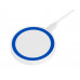 Беспроводное зарядное устройство «Dot», 5 Вт, белый/синий с нанесением логотипа компании