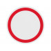 Беспроводное зарядное устройство «Dot», 5 Вт, белый/красный с нанесением логотипа компании