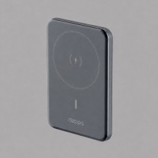 Внешний АКБ NRG MageSafe Alum 5000 мА-ч, 15Вт QI, серый, Deppa Внешний АКБ NRG MageSafe Alum 5000 мА-ч, 15Вт QI, серый, Deppa