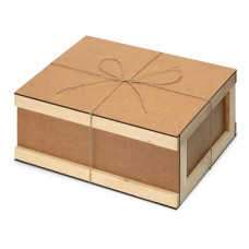 Подарочная коробка «Почтовый ящик» с нанесением логотипа компании