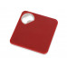 Подставка для кружки с открывалкой «Liso», черный/красный с нанесением логотипа компании