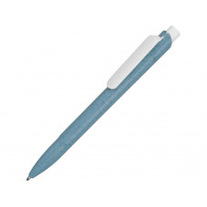 Ручка шариковая "ECO W", светло-синий с нанесением логотипа компании