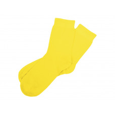 Носки Socks женские желтые, р-м 25 с нанесением логотипа компании