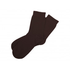 Носки Socks женские шоколадные, р-м 25 с нанесением логотипа компании
