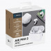 Беспроводные наушники с микрофоном Air Pro 2 ANC, TWS, BT 5.3, 300 мАч, ANC, QI, белый, Deppa с нанесением логотипа компании