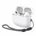 Беспроводные наушники с микрофоном Air Pro 2 ANC, TWS, BT 5.3, 300 мАч, ANC, QI, белый, Deppa с нанесением логотипа компании