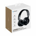 Беспроводные накладные наушники Stereo Style, BT 5.3, 400мАч, черный, Deppa с нанесением логотипа компании