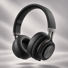 Беспроводные накладные наушники Stereo Style ANC , BT 5.0, ANC, 500мАч, черный, Deppa