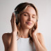 Беспроводные накладные наушники Stereo Vibe, BT 5.4, 400 мАч, черный, Deppa с нанесением логотипа компании