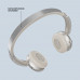 Беспроводные накладные наушники Stereo Light, BT 5.4, 300 мАч, песочно-золотой, Deppa с нанесением логотипа компании