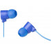 Цветные наушники Bluetooth, ярко-синий с нанесением логотипа компании