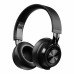Беспроводные накладные наушники Stereo Style, BT 5.3, 400мАч, черный, Deppa с нанесением логотипа компании
