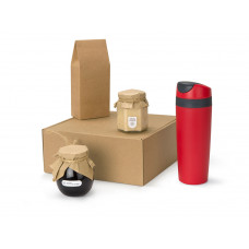 Подарочный набор Tea Cup Superior Honey, красный с нанесением логотипа компании