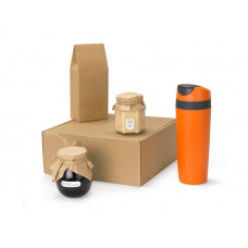 Подарочный набор Tea Cup Superior Honey, оранжевый с нанесением логотипа компании
