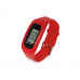 Наручные часы с шагомером Ridley, красный с нанесением логотипа компании