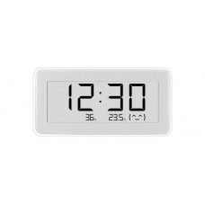 Часы термогигрометр Xiaomi Temperature and Humidity Monitor Clock LYWSD02MMC (BHR5435GL) с нанесением логотипа компании