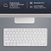 Беспроводная клавиатура Air Keyboard для MAC, Windows, 500 мАч, алюминий, белый, Deppa с нанесением логотипа компании