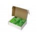 Подарочный набор с пледом, термокружкой "Dreamy hygge", зеленый с нанесением логотипа компании