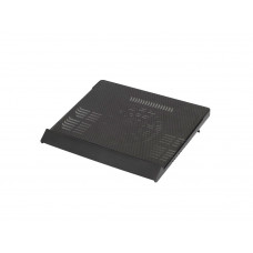 Охлаждающая подставка 5556 для ноутбуков до 17,3", черный с нанесением логотипа компании