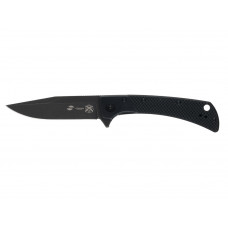 Нож складной Stinger, 102 мм, (черный), материал рукояти: нержавеющая сталь, стеклотекстолит G10