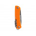 Нож перочинный Stinger, 103 мм, 10 функций, материал рукояти: АБС-пластик (оранжевый) с нанесением логотипа компании