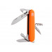 Нож перочинный Stinger, 90 мм, 11 функций, материал рукояти: АБС-пластик (оранжевый) с нанесением логотипа компании