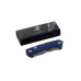 Нож перочинный Stinger, 103 мм, 10 функций, материал рукояти: АБС-пластик (синий) с нанесением логотипа компании