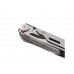 Нож перочинный Stinger, 112 мм, 9 функций, материал рукояти: нержавеющая сталь (серебристый) с нанесением логотипа компании