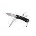 Нож перочинный Stinger, 103 мм, 10 функций, материал рукояти: АБС-пластик (черный) с нанесением логотипа компании