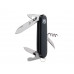 Нож перочинный Stinger, 90 мм, 11 функций, материал рукояти: АБС-пластик (черный) с нанесением логотипа компании