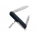 Нож перочинный Stinger, 90 мм, 4 функции, материал рукояти: АБС-пластик (черный) с нанесением логотипа компании