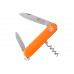 Нож перочинный Stinger, 90 мм, 4 функции, материал рукояти: АБС-пластик (оранжевый) с нанесением логотипа компании