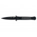 Нож складной Stinger, 118 мм, (черный), материал рукояти: нержавеющая сталь, карбон с нанесением логотипа компании