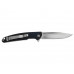 Нож складной Stinger, 106 мм, (серебристый), материал рукояти: сталь D2, стеклотекстолит G10 с нанесением логотипа компании