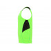 Майка "Misano" мужская, неоновый зеленый/черный с нанесением логотипа компании