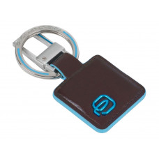 Брелок для ключей, Piquadro Blue Square, Коричневый с нанесением логотипа компании