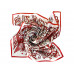 Платок "Русское сердце" 100% шёлк с нанесением логотипа компании