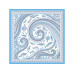 Платок "Белое море. Мезень" с нанесением логотипа компании