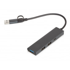 USB-концентратор «Command», серый USB-концентратор «Command», серый