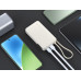 Внешний аккумулятор со встроенным кабелем Xiaomi 67W Power Bank 10000 (Integrated Cable) Tan с нанесением логотипа компании