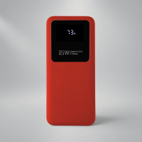 Внешний аккумулятор Kris soft touch, 10000mAh (Красный) Внешний аккумулятор Kris soft touch, 10000mAh (Красный)