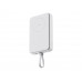 Внешний аккумулятор с кабелем Xiaomi 33W Magnetic Power Bank 10000mAh (Integrated Cable) White с нанесением логотипа компании