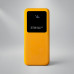 Внешний аккумулятор Kris soft touch, 10000mAh (Жёлтый) с нанесением логотипа компании