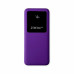 Внешний аккумулятор Kris soft touch, 10000mAh (Фиолетовый) с нанесением логотипа компании Внешний аккумулятор Kris soft touch, 10000mAh (Фиолетовый) с нанесением логотипа компании