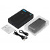 Внешний аккумулятор «Mild Pro» c быстрой зарядкой QC/PD, 20 000 mAh, серый (Р) с нанесением логотипа компании Внешний аккумулятор «Mild Pro» c быстрой зарядкой QC/PD, 20 000 mAh, серый (Р) с нанесением логотипа компании