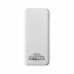 Внешний аккумулятор Kris soft touch, 10000mAh (Белый) с нанесением логотипа компании Внешний аккумулятор Kris soft touch, 10000mAh (Белый) с нанесением логотипа компании