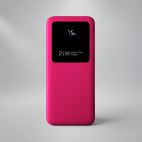 Внешний аккумулятор Kris soft touch, 10000mAh (Розовый) Внешний аккумулятор Kris soft touch, 10000mAh (Розовый)