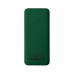 Внешний аккумулятор Kris soft touch, 10000mAh (Тёмно-зелёный) с нанесением логотипа компании Внешний аккумулятор Kris soft touch, 10000mAh (Тёмно-зелёный) с нанесением логотипа компании